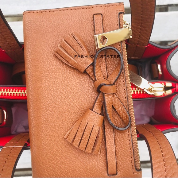 Kate spade HAYES mini satchel SMALL wallet SET - Picture 7 of 8